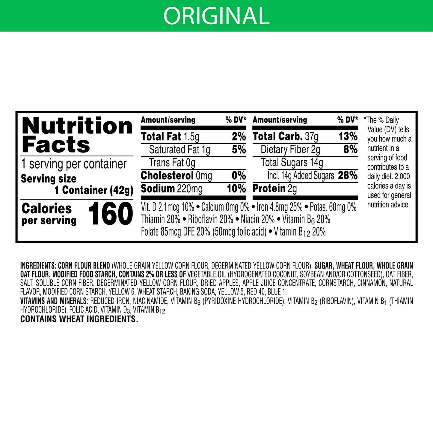 Kellogg's Apple Jacks Breakfast Cereal Cups, Kids Cereal, Family Breakfast, Original, 1.5oz Cup (1 Cup)
