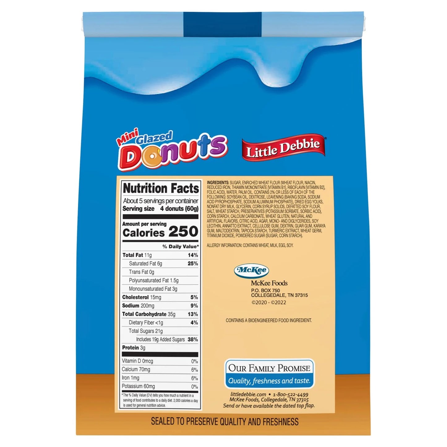 Little Debbie Donuts Mini Glazed 10.5 oz