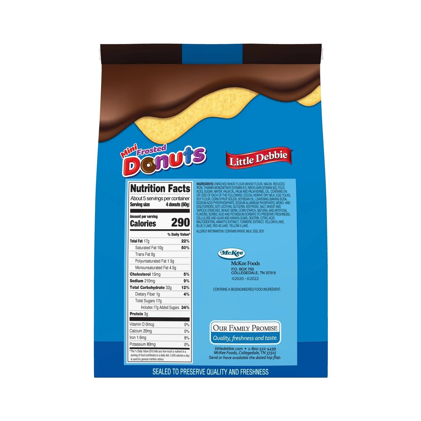 Little Debbie Frosted Mini Donuts, 10.5 oz