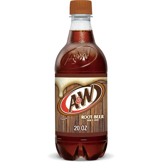 Cerveza de raíz A&amp;W 20 ​​oz