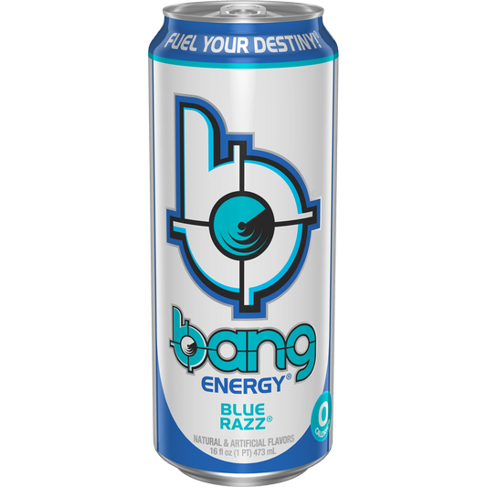 BANG Energy Drink, Blue Razz, 16 fl oz, Can