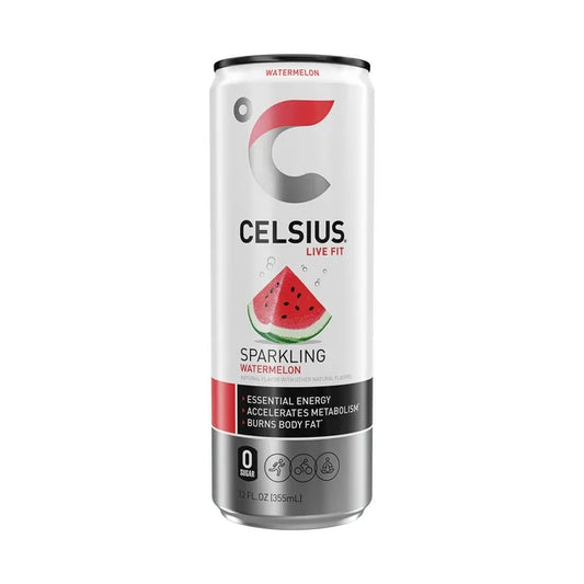 CELSIUS Sparkling Watermelon, Energy Drink 12 fl oz Single Can