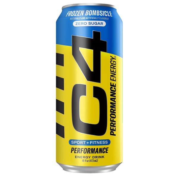 Cellucor C4 Original Carbonated Zero Sugar Energy Drink, Pre Workout Drink + Beta Alanine, Sparkling Frozen Bombsicle
