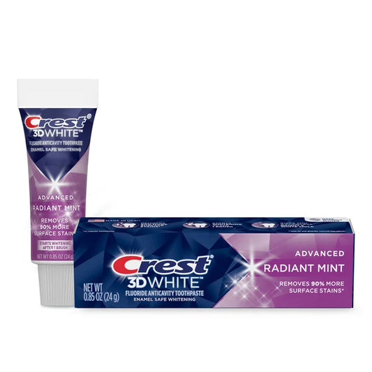 Pasta dental blanqueadora Crest 3D White Advanced Radiant Mint, 0.85 oz