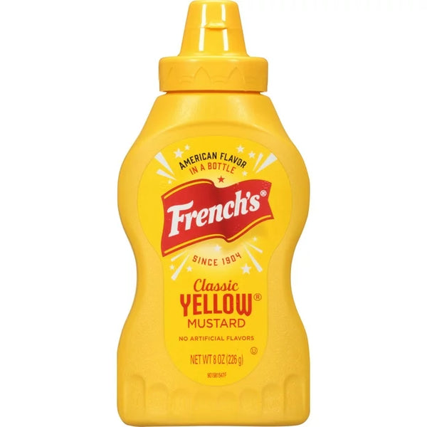 Mostaza amarilla clásica francesa de 8 oz