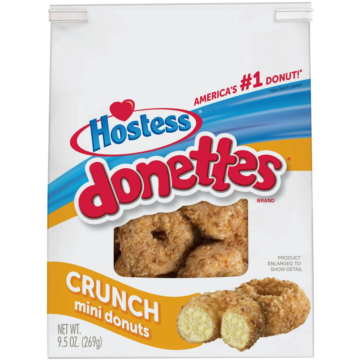 HOSTESS Crunch DONETTES, Sweet Coconut Crunch, 9.5 oz