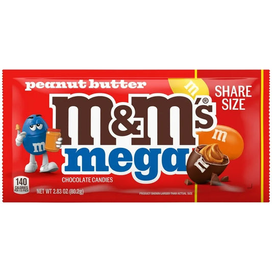 M&amp;M's Mantequilla de maní Tamaño para compartir 2.83 oz