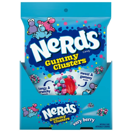 Nerds Clusters - Bayas de color baya, 5 oz