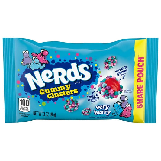 Gomitas Nerds en racimos con sabor a frutos rojos, 3 oz