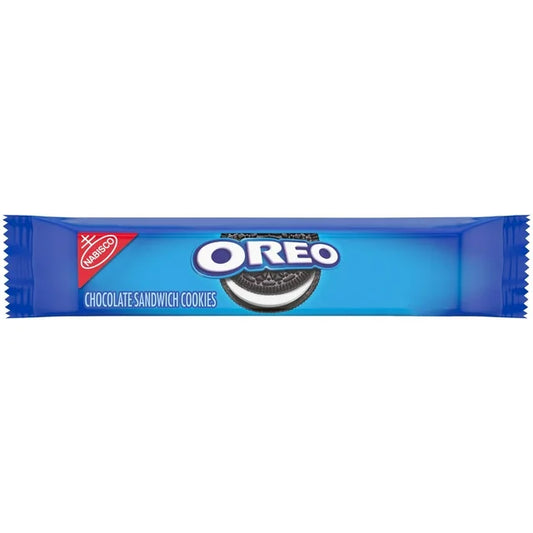 OREO Chocolate Sandwich Cookies, Baked, 2.4 oz, (6 Cookies Total), Shelf Stable, Plastic Packet