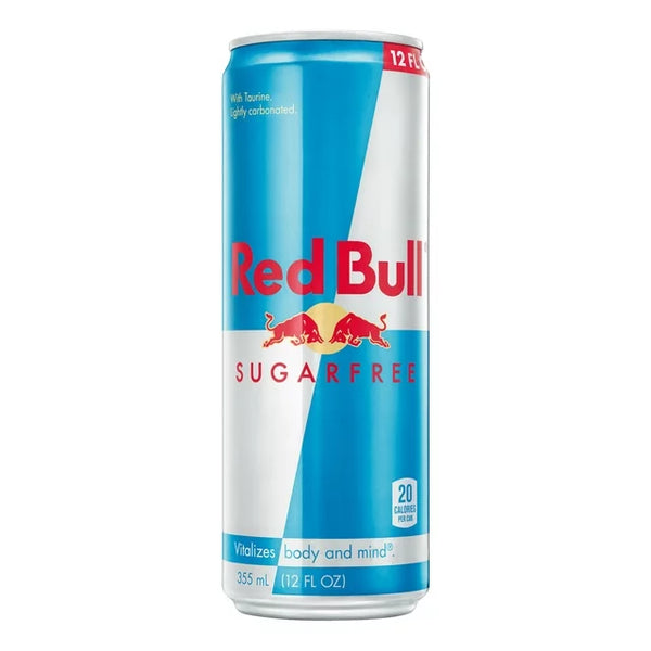 Bebida energética sin azúcar Red Bull de 12 oz
