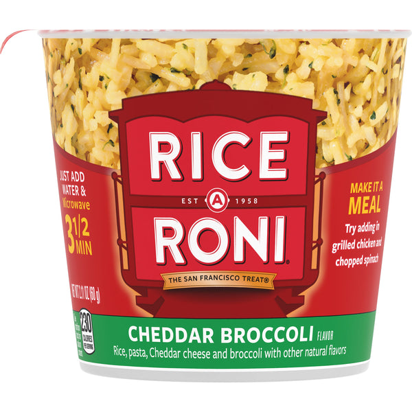 Pasta de arroz con queso cheddar y brócoli Rice-A-Roni, 2.11 oz