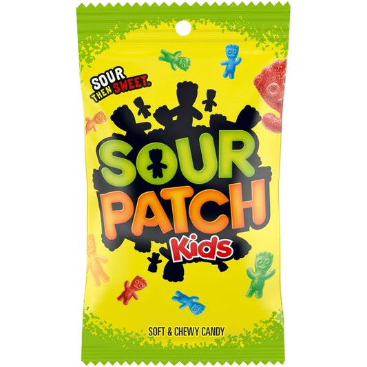 Caramelos suaves y masticables Sour Patch Kids de 8 oz
