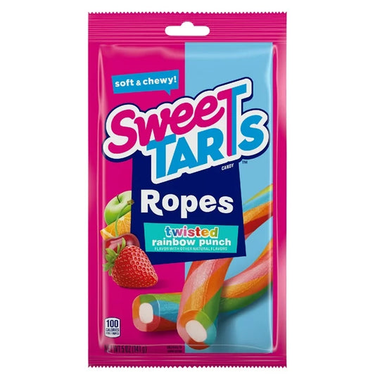Caramelos de ponche arcoíris retorcidos SweeTARTS de 5 oz