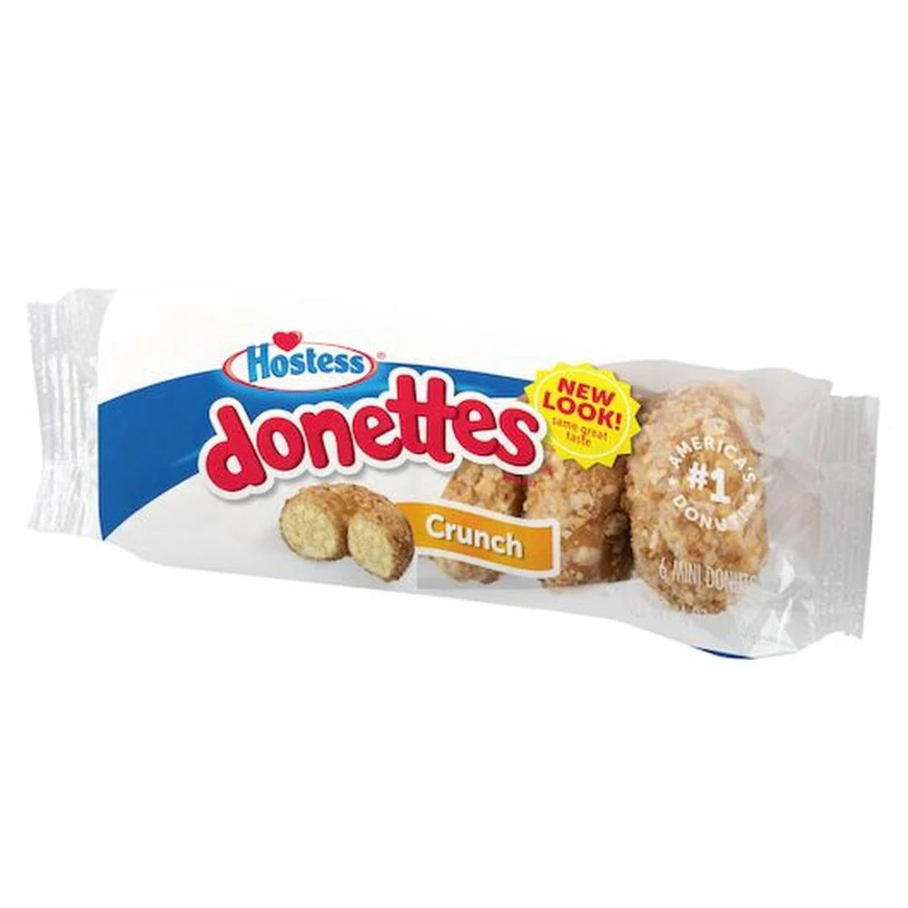 Donettes Single Serve Crunch Mini Donuts, 4 Ounce